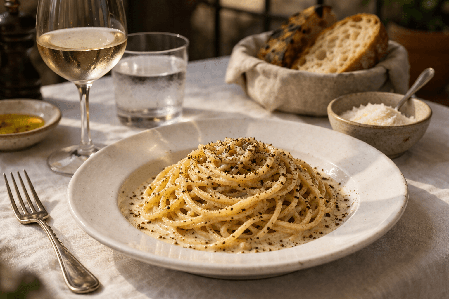 Cacio e pepe and classic Roman dining in Rome