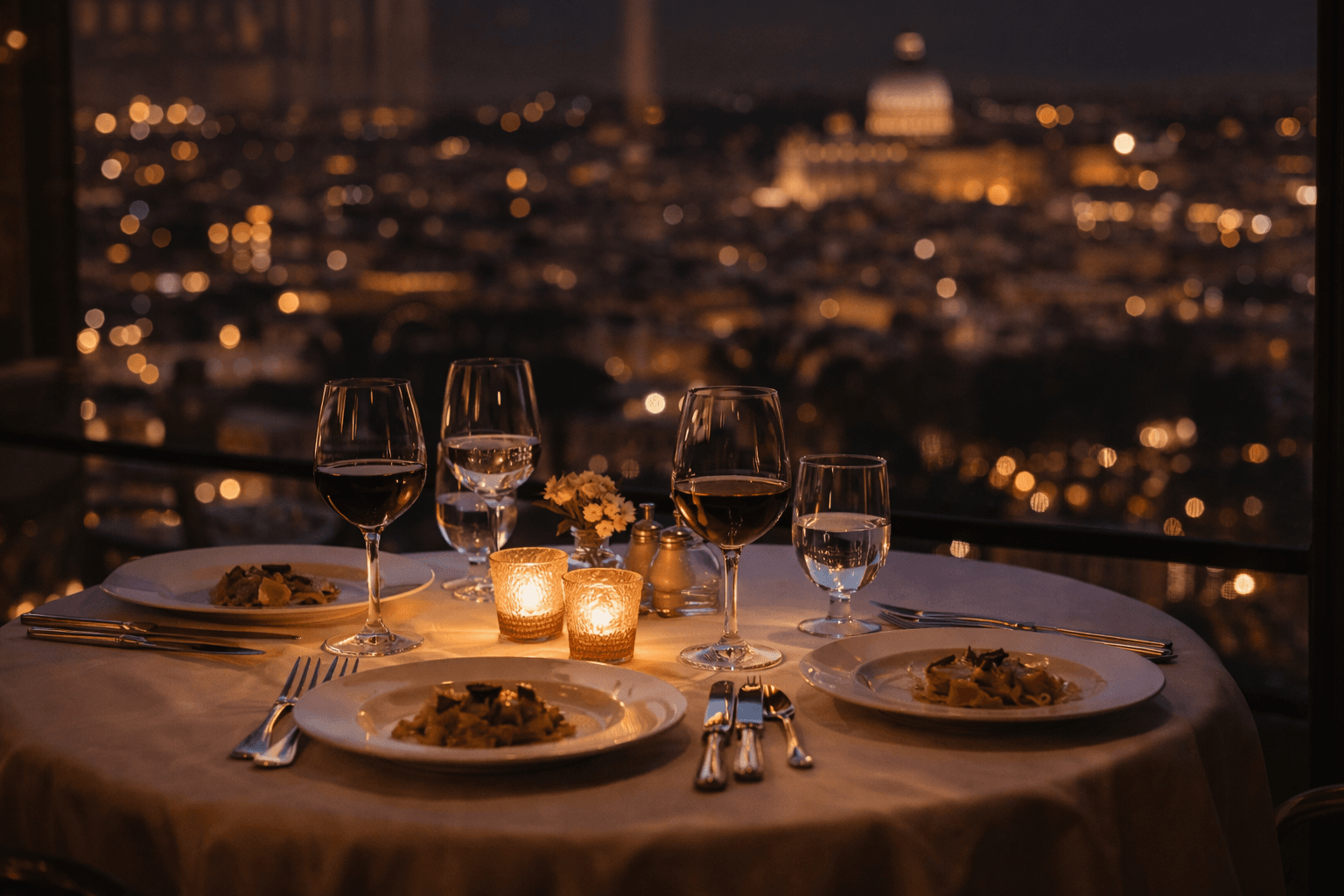 La Pergola fine dining in Rome