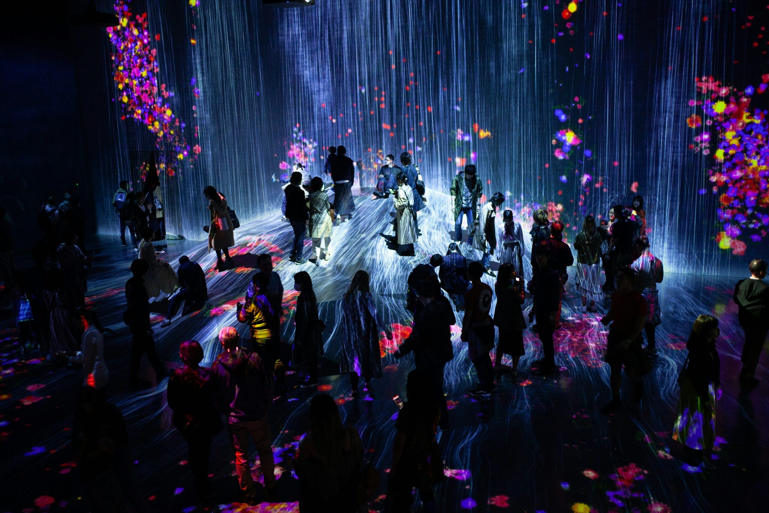 Immersive art museum in Tokyo