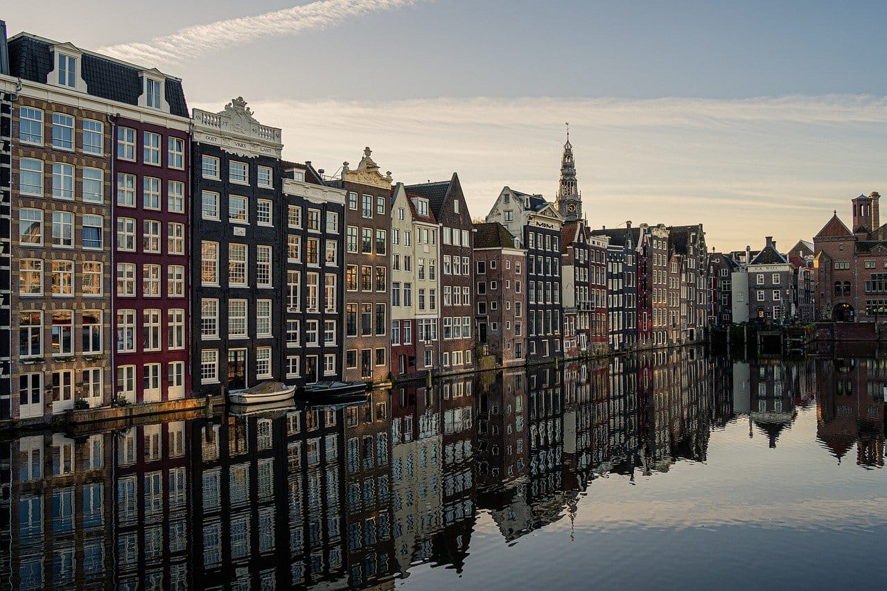 Amsterdam canals and city views