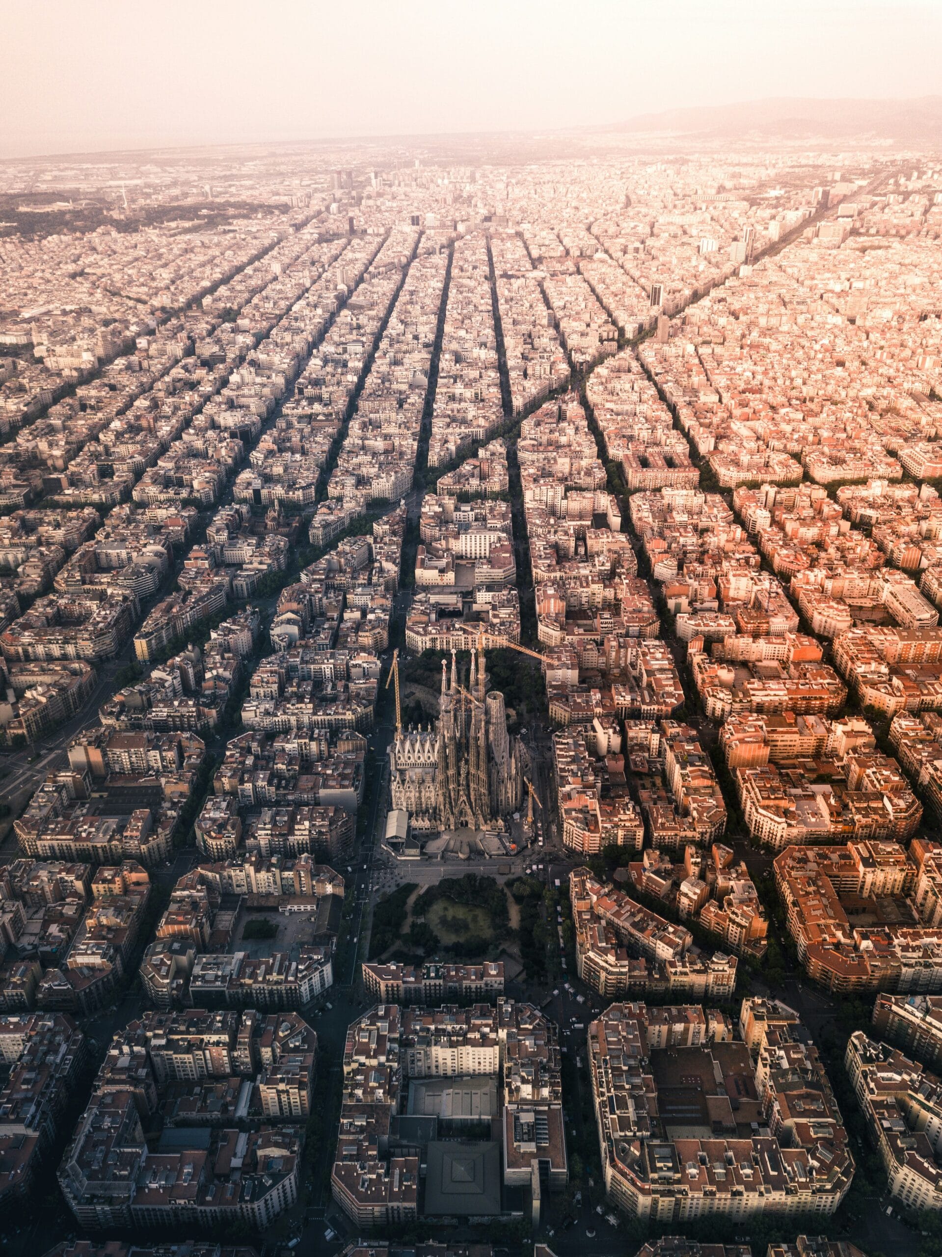 Barcelona city center