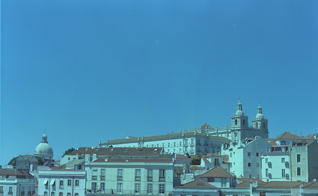 aerial photography of white and brown buildings